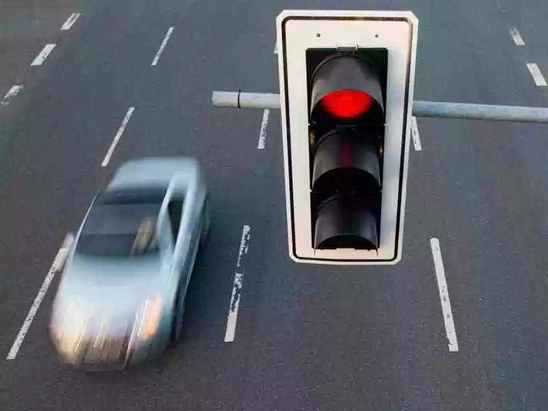 проезд на красный свет
